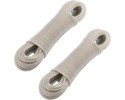 Waslijn met Stalen Kern 30m (2 Stuks) - Extra Sterk en Weerbestendig