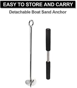 Roestvrijstalen zandanker voor boot en jet ski - 17 inch — thumbnail 5