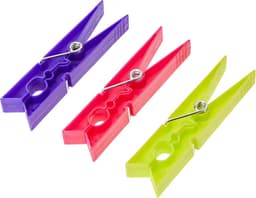 Set van 24 sterke kunststof wasknijpers - Duurzaam klemmen voor de waslijn — thumbnail 3