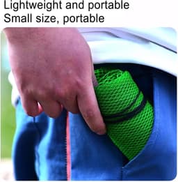 Visverzameltas - Opbergnet - Vissen en Boodschappen - Sneldrogend Nylon - 60x40cm - Groen — thumbnail 4