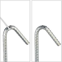 Grondanker tentharingen - tuin haringen van staal - grondnagels voor landschap en bouw - tent voor trampoline en schommel - 6 stuks 30 cm — thumbnail 4