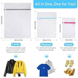Waszakken voor delicaat textiel - Set van 3 maten — thumbnail 4