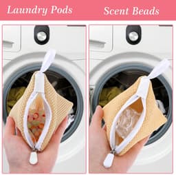 Solidchoice - Set van 4 Kleine Antikleef Waszakken voor Kleding — thumbnail 5