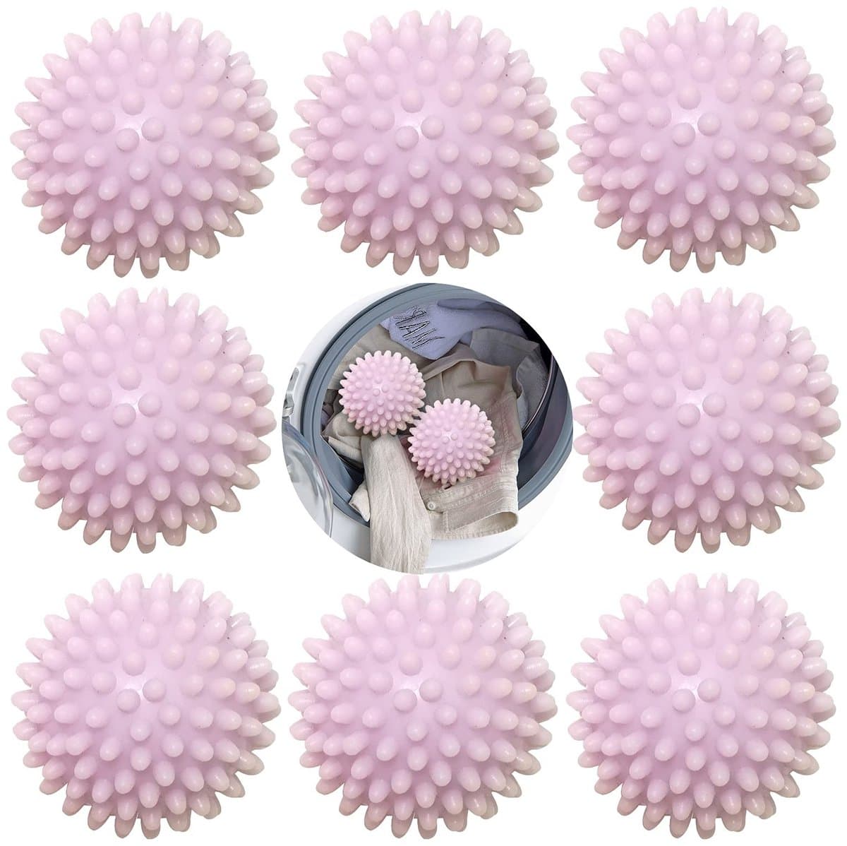 Solidchoice - Eco Droogballen voor Wasdroger (Set van 8, Paars) — afbeelding 1