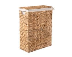 CALICOSY - Wasmand met deksel van waterhyacint L21 cm - MAYA