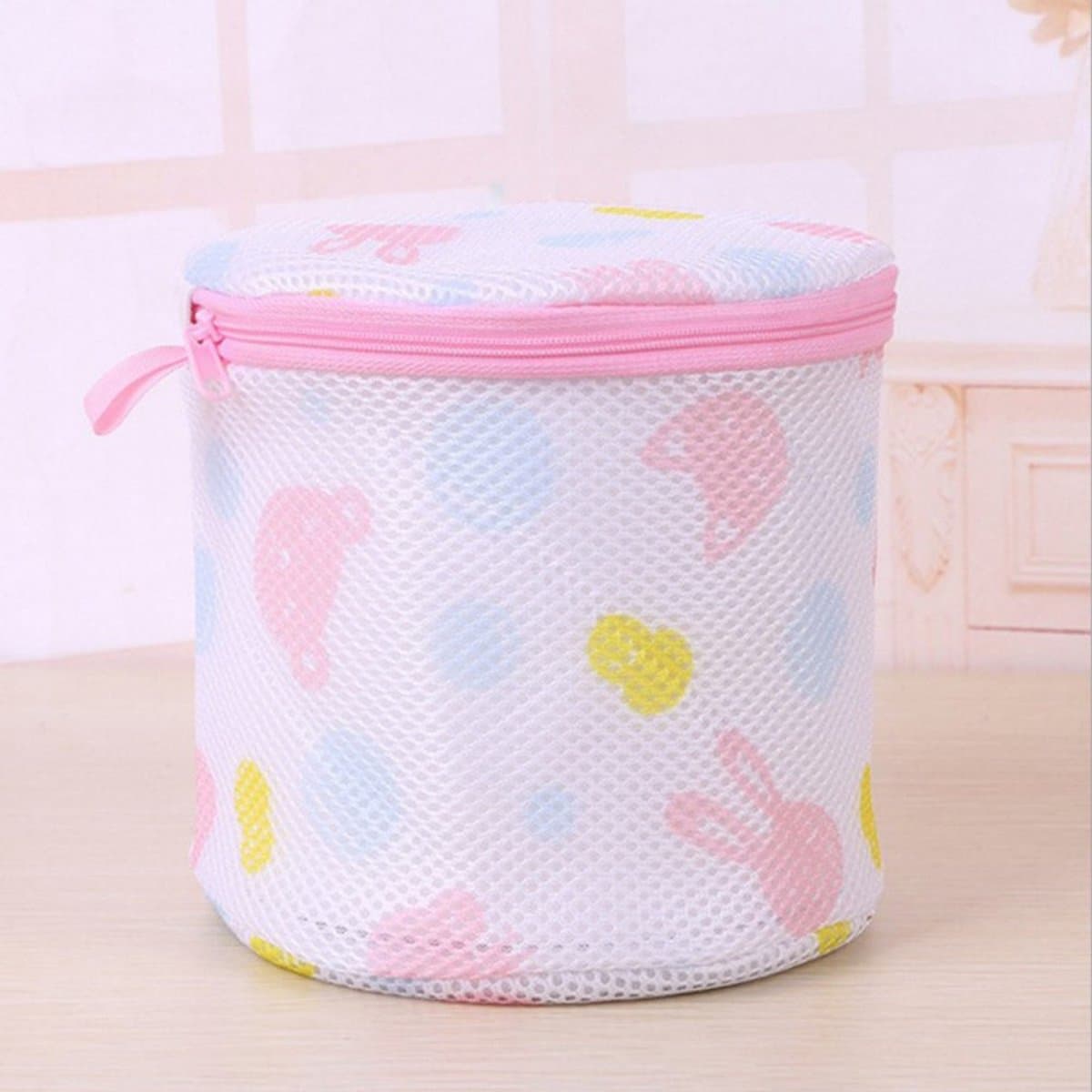 Waszak – Set van 3 – 15 x 16 cm – Wasnet – Lingeriewaszak – Wasnet voor bh's – Waszak – Ophangbaar – Machinewasbaar – Lichtgewicht – Draagbaar – Waszak van mesh – Geschikt voor ondergoed, sokken, enz. — afbeelding 1