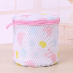 Waszak – Set van 3 – 15 x 16 cm – Wasnet – Lingeriewaszak – Wasnet voor bh's – Waszak – Ophangbaar – Machinewasbaar – Lichtgewicht – Draagbaar – Waszak van mesh – Geschikt voor ondergoed, sokken, enz. — thumbnail 1