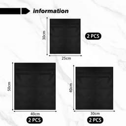 Set van 6 duurzame wasnetzakken met anti-vervorming, ideaal voor het beschermen van kleding in de wasmachine en het verlengen van de levensduur van textiel — thumbnail 3