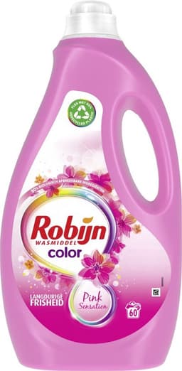 Robijn - Vloeibaar Wasmiddel - Pink Sensation - 60 Wasbeurten — thumbnail 1