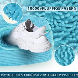 Multifunctionele Waszak voor Schoenen - Herbruikbare Waszak voor Sneakers en Schoenen, Beschermt Schoenen en Wasmachine, 2 Stuks (Lichtblauw) — thumbnail 4