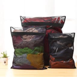 Set van 6 duurzame wasnetzakken met anti-vervorming, ideaal voor het beschermen van kleding in de wasmachine en het verlengen van de levensduur van textiel — thumbnail 5