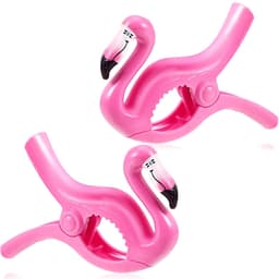 carmdering - Handtuchklammern - Strandtuch Clips - Grote Klemmen - Sterke Windweerstand - Veelzijdig Gebruik - Kunststof En RVS - Duurzaam Design - Comfortabele Grip - 2 Stuks — thumbnail 1