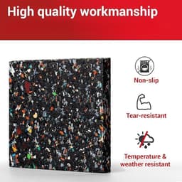 Lexium Anti Trillingsmat Wasmachine - en Wasdroger - Geluidsdempende Antislip Mat - Rubber Mat Trillingsdempers - Trillingsdempers wasmachine – Extra dik - Voetjes wasmachine & droger - Wasmachine demper – Anti trillings - vibratie - dempers pads – A — thumbnail 5
