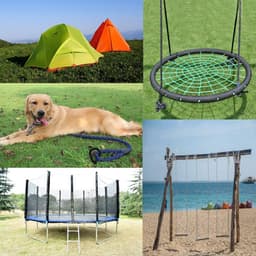 38 cm krachtig grondanker voor aardslakkenbescherming - overkappingen - tenten - schommels - trampoline — thumbnail 3