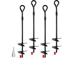40 cm lang zware belasting grondankers voor paviljoen trampoline campingtent schommel carport met dubbele helix constructie — afbeelding 1