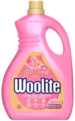 Woolite Delicate - Vloeibaar Wasmiddel - Met Keratine - Gekleurde Was - 25 Wasbeurten - 1,5L — thumbnail 1