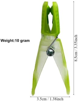 Ibenzoa® Veelzijdige Meerkleurige Wasknijpers met Zachte Grip voor Stabiel en Veilig Luchtdrogen van Kleding — thumbnail 4