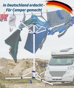 Lexium Droogmolen Met Voet - Droogmolen Camping - Droogmolen - Droogmolen Buiten - Camping Droogmolen Met Statief — thumbnail 4