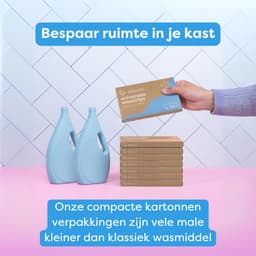 Brauzz Wasstrips Multipack Sea Breeze - Wasmiddeldoekjes voor Witte, Gekleurde en Zwarte Was - Wasmiddel Strips - Eco Wasmiddel Vellen - Duurzame Laundry Strips (64 wasbeurten) — thumbnail 3