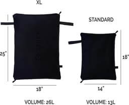 STNKY Bag Pro Waszakken - Ritssluiting - Handgrepen - Interne netzak - Reizen Yoga - Gezondheidszorg - Gymset - Wasserette - Standaard zwart — thumbnail 5