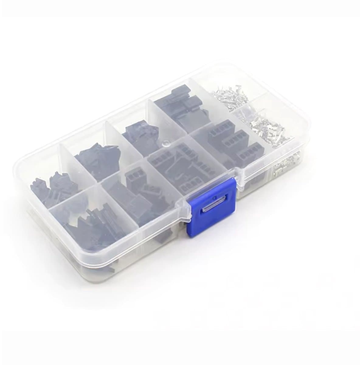 JST SM 2.54mm Connector Set – 200-delig – Male & Female – 2/3/4/5 Pins + Terminals – In Opbergdoos — afbeelding 1