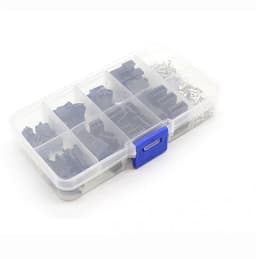 JST SM 2.54mm Connector Set – 200-delig – Male & Female – 2/3/4/5 Pins + Terminals – In Opbergdoos — thumbnail 1