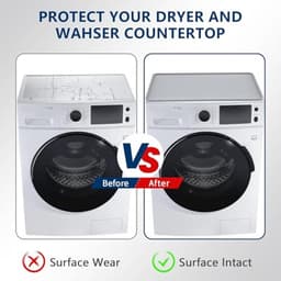 Wasmachine Deksel 50 x 60 cm - Siliconen Antislip Mat voor Wasmachines en Werkbladen — thumbnail 1