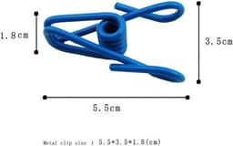 Reis Kledinglijn - Draagbare Hanger - Outdoor Drogen - Met Clips - 1.9 Meter - Groen — thumbnail 4