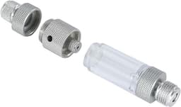 Eenvoudige waterbijvul CO2-bubbelmeter met terugslagklep en watertoevoer voor planten aquaria, inclusief lucht slang aansluiting en CO2-regelaar — thumbnail 3