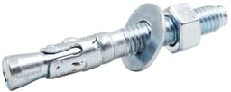 Wiganker - Betonanker - Vastzetten in beton - Verzinkt koolstofstaal - 1/2" x 3-3/4" - Zilverkleurig — thumbnail 5
