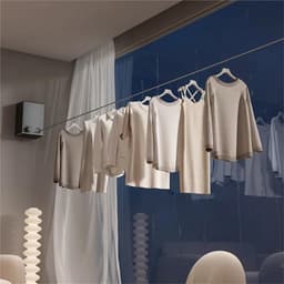 Intrekbare Waslijn - Draagbare Kledinglijn - Kleding Drogen - Verstelbare Lengte - 4.2 Meter - Roze — thumbnail 4