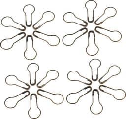 Veiligheidsspelden Kalebasvorm - Roestvrij Stalen Clips - Kleding Labels Bevestigen - Sterke Metalen Grip - 1000 Stuks - Koffie — thumbnail 1