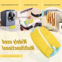 SnelShoppen - 2 Stuks Waszakken voor Schoenen, Herbruikbare Schoenwaszak voor Wasmachine, Scheurbestendige Materialen, Geschikt voor Alle Schoenen — thumbnail 4