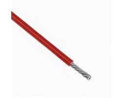Waslijn - Drooglijn Buiten - Ruimte Efficiënt - Weerbestendig Staal - 50 Meter - Rood