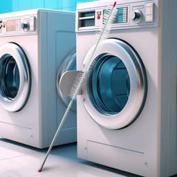 Wasmachine Reinigingsborstel - Huishoudelijke Borstel - Apparaten Reinigen - Lange Steel - 75 cm - Meerkleurig — thumbnail 3