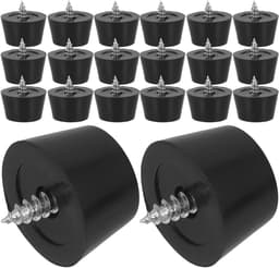 Speaker Isolatievoeten - Anti-trillingsdempers - Audio Verbeteren - Mechanische Isolatie - 20 Stuks - Zwart — thumbnail 1