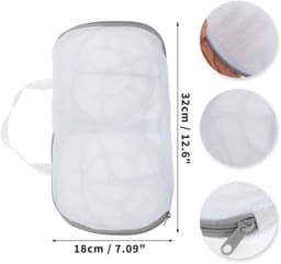 Dailygoods- Waszakken - Mesh-design - Beha-waszakken - Ondergoed - Waszakken met ritssluiting - Duurzaam - Beschermend - Wasnet — thumbnail 4