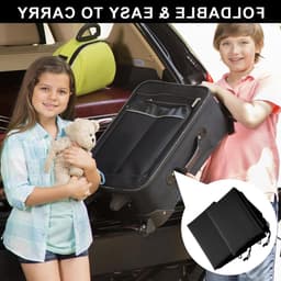 Set van 2 Waterdichte Reis Waszakken, Grote Opvouwbare Waszak met Trekkoord voor Vuile Was, Ideaal voor Studentenwoningen en Reizen — thumbnail 3