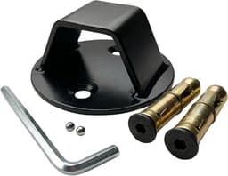 Stalen Grondanker - Motorfiets Anker - Diefstal Beveiliging - Volledig Gelast - Heavy Duty - Zwart — thumbnail 1