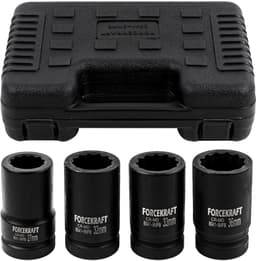 Forcekraft FK-8041-9MPB - Diepe Moersleutels Set - 27-36mm - 12-kant - 1 Inch — thumbnail 3