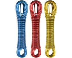 Kleding Lijn - Waslijn Touw - Buiten Drogen - Extra Sterke Kern - 20 meter - Willekeurig