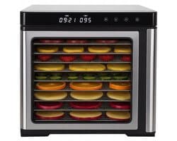 Artronix Serie - Voedseldroger - 1000W - 9 RVS Trays - LCD Display