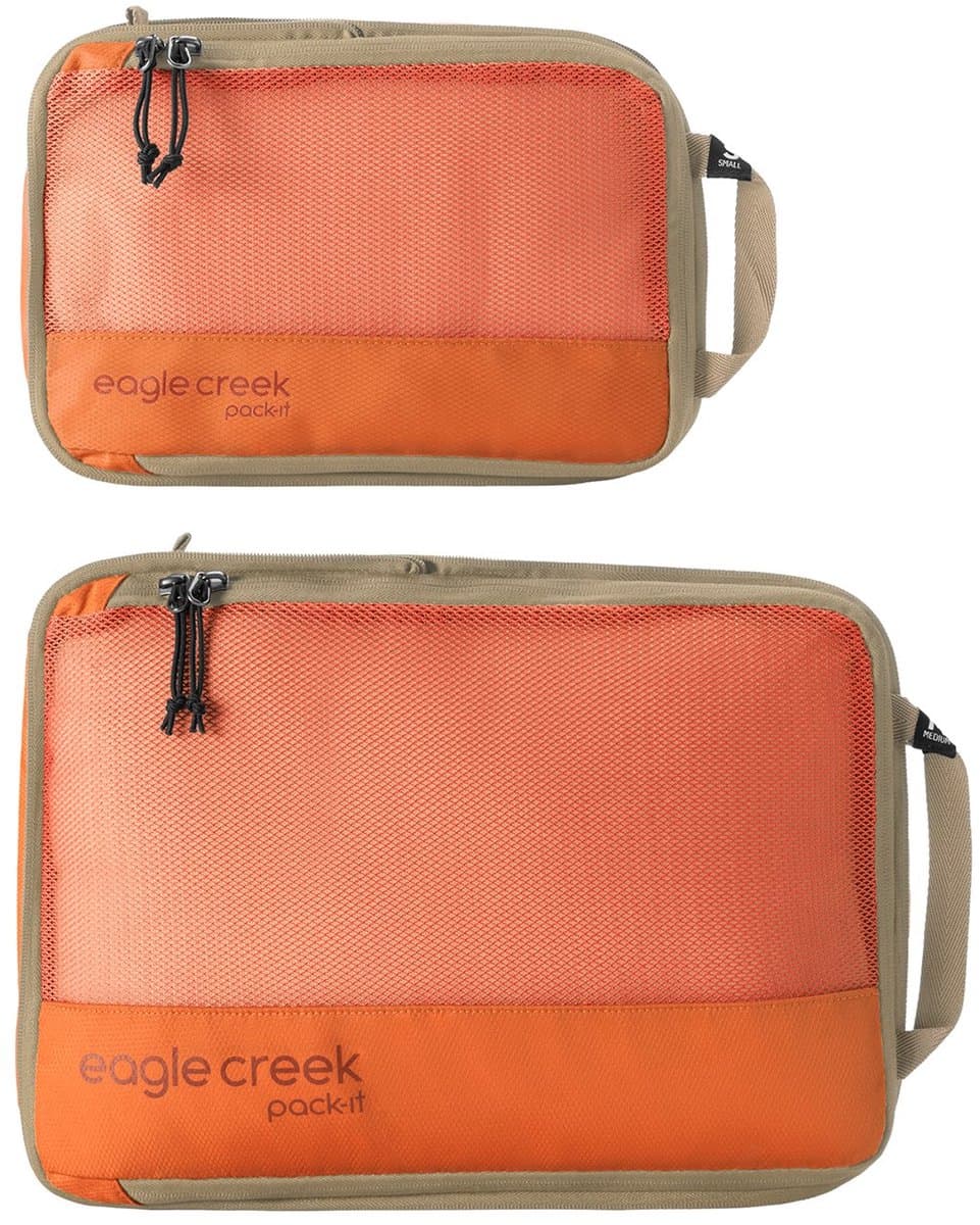 Eagle Creek Pack-It Reveal Compression Cube Set S/M mandarin — afbeelding 1