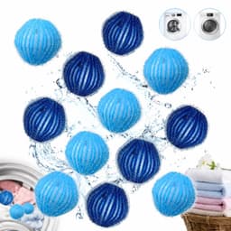12x Wasmachines Ballen - Anti-Pluis & Huisdier Haar Verwijderaar — thumbnail 1