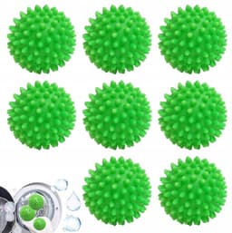 8x Wollen Droogballen voor Zachte Kleding & Snellere Droogtijd — thumbnail 1