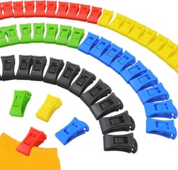 Sokkenklemmen voor wasmachine en droger - 50 stuks sokkenhouders en sokkenclips — thumbnail 1