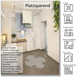 Uittrekbare Plafondwasdroger - Ruimtebesparend en Multifunctioneel — thumbnail 3