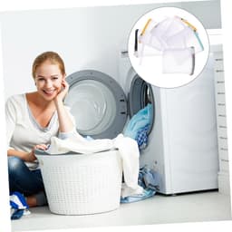 EGoods - Set van 6 opvouwbare kleine waszakken voor fijne was - herbruikbare mini-waszakken voor wasmachine - reisnet voor kledinginpakken — thumbnail 2