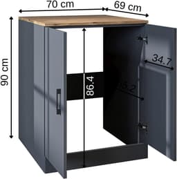 Wastoren Kast voor Wasmachine en Droger - Ruimtebesparend Organiseren — thumbnail 5