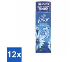12 x Lenor - Geurbooster - Zeebries - Non-Stop Frisheid - 19 Wasbeurten - Lenor Geurbooster - Geurversterker - Wasgeur - Frisse Geur - Langdurige Geur